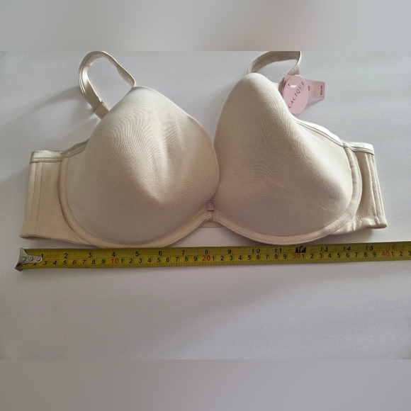 NWT Cacique Cream Underwire Bra Sz.44D - Picture 8 of 10